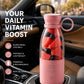 FreshSip™ Glass Juice Bottle – Stylish Reusable Drink Bottle