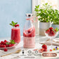 FreshSip™ Glass Juice Bottle – Stylish Reusable Drink Bottle